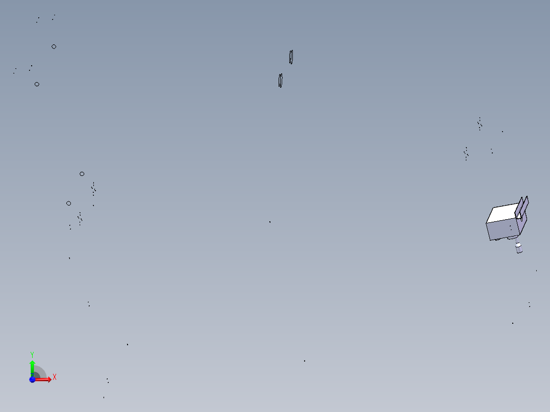 剪叉式升降机 、液压车升降工作平台前视图