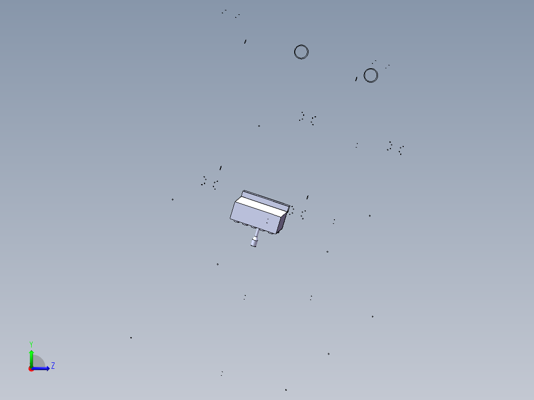 剪叉式升降机 、液压车升降工作平台左视图