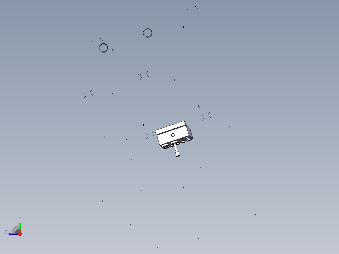 剪叉式升降机 、液压车升降工作平台右视图