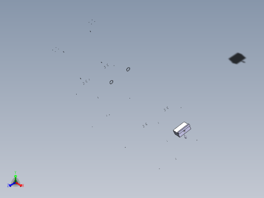 剪叉式升降机 、液压车升降工作平台正等轴测缩略图