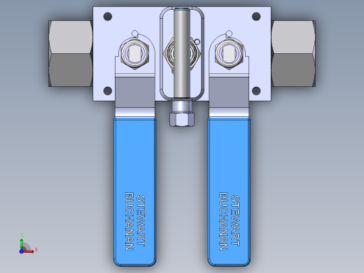 BVN型-双截止放气阀模型前视缩略图