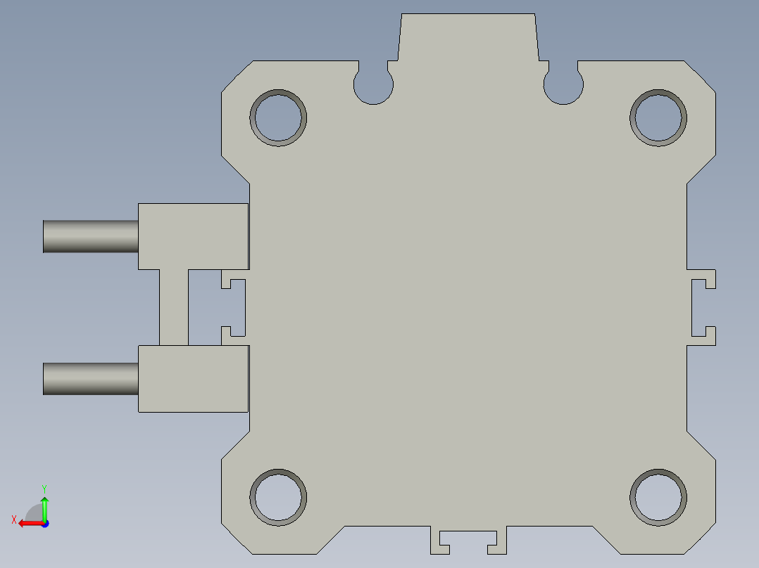 23LM001標準件-氣缸缸體-CDQ2A40-30DM-A730后视图