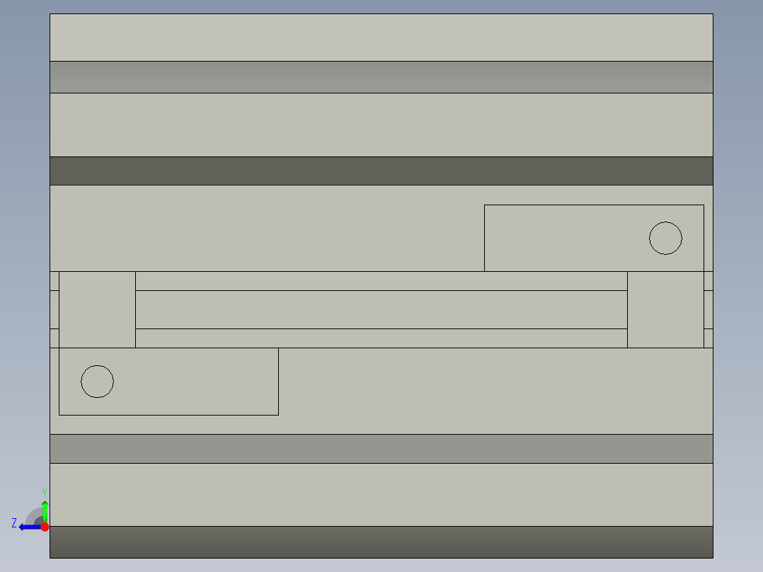 23LM001標準件-氣缸缸體-CDQ2A40-30DM-A730右视图