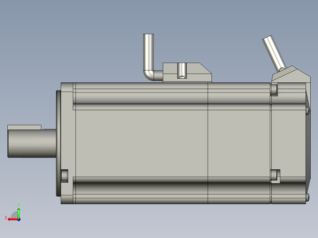 松下075刹车电机MHMD082G1V-ON后视图