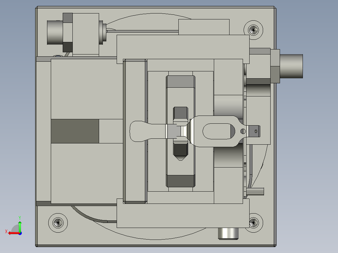 弹片组装-旋转模组X2后视图