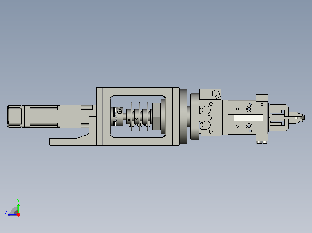 弹片组装-旋转模组X2右视图