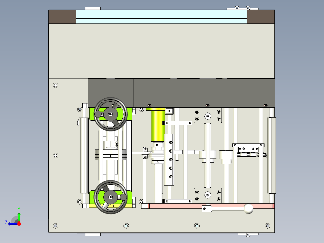 薄膜带输送设备设计右视图
