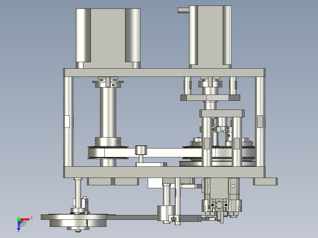 磁芯包胶部分俯视图