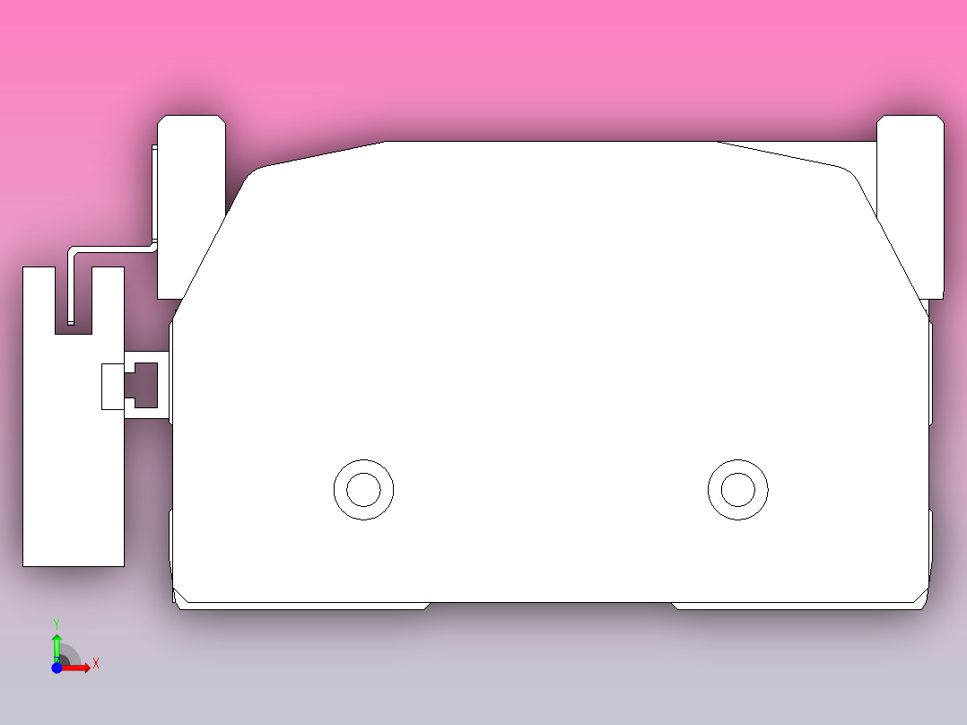 MTH10标准螺杆滑台[MTH10-L#-500-BC-P10-C3]前视图