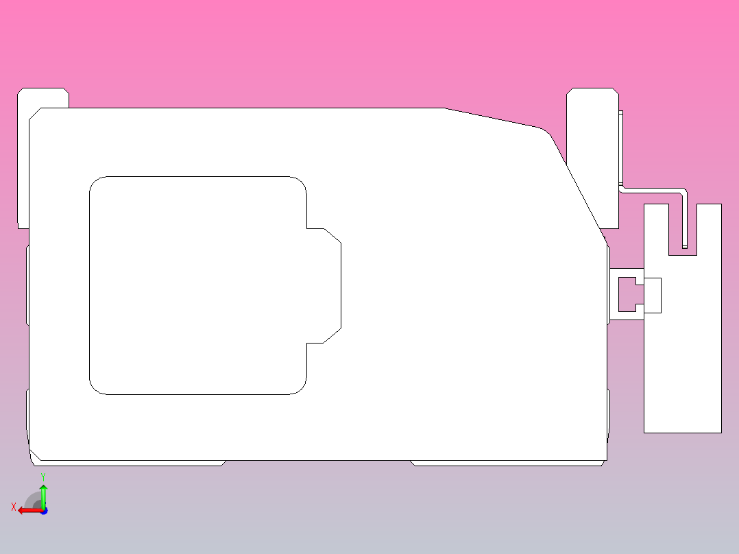 MTH10标准螺杆滑台[MTH10-L#-500-BC-P10-C3]后视图