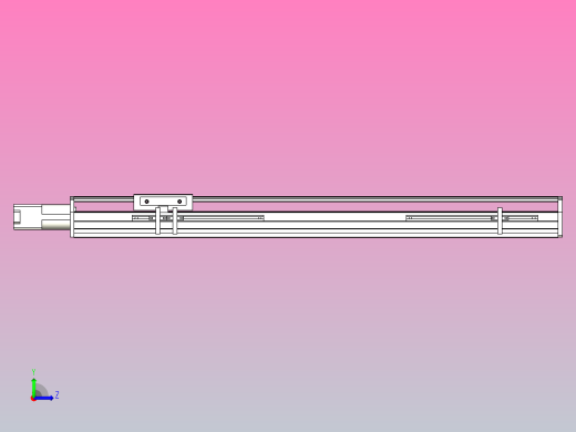 MTH10标准螺杆滑台[MTH10-L#-500-BC-P10-C3]左视缩略图