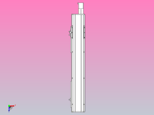 MTH10标准螺杆滑台[MTH10-L#-500-BC-P10-C3]俯视缩略图