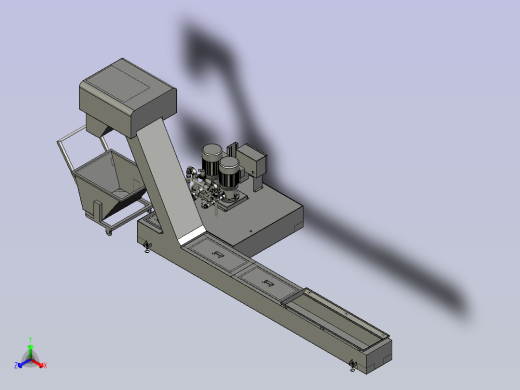 MZ链式排屑器装配体