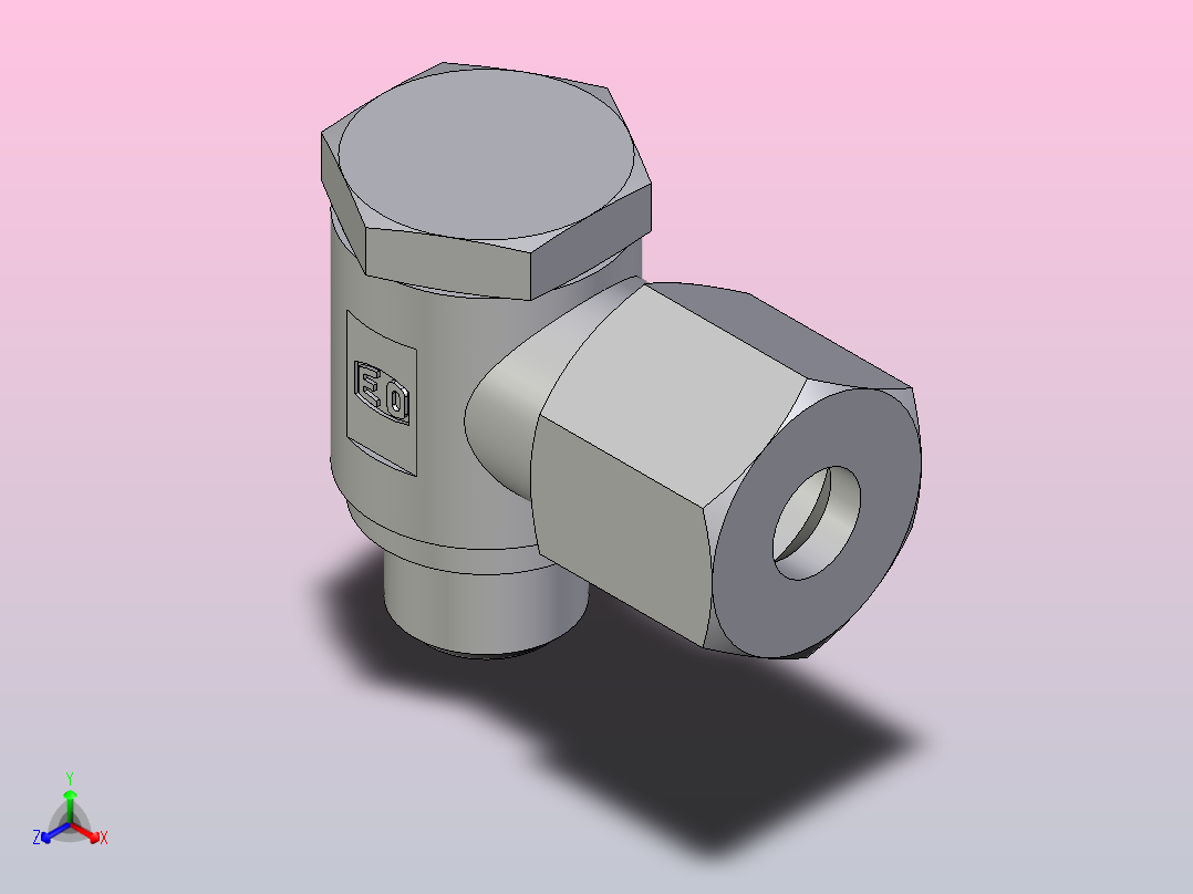 班卓琴弯头SWVE08ZSRCF主视图