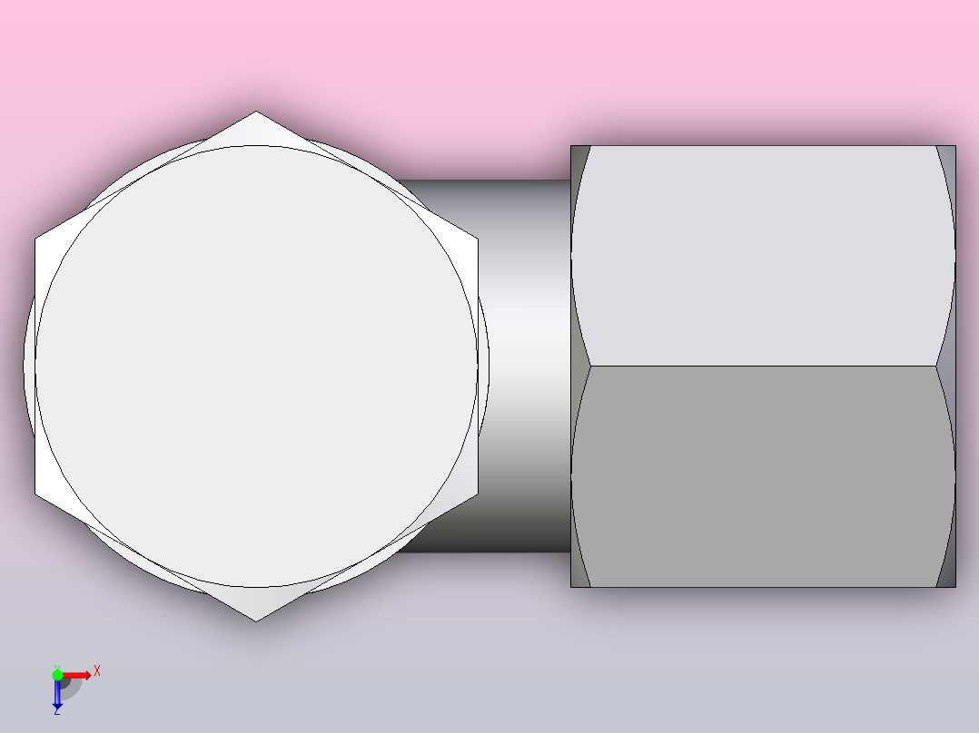 班卓琴弯头SWVE08ZSRCF俯视图