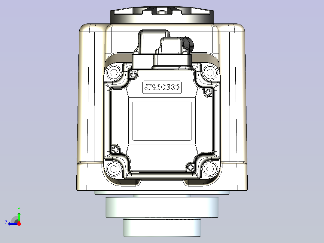 JSCC精研伺服减速电机 130mrf1右视图