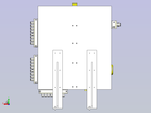 一款气动机器BOX化3D图模型后视缩略图