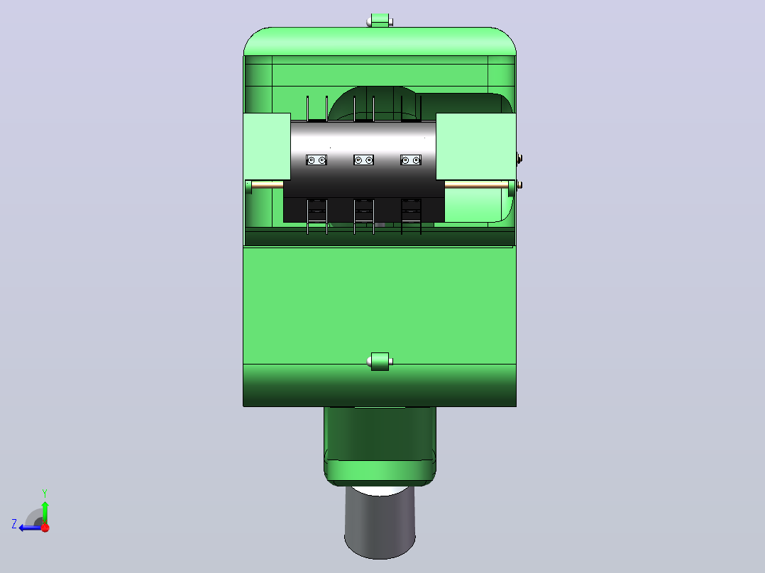 便携式采棉机设计-棉花采摘头设计-手持式【三维SW】【7张CAD图纸】+说明书右视图