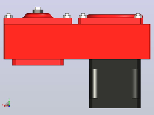 Nema 17 2GT 200双皮带减速器后视缩略图