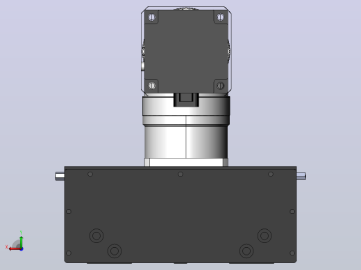 DMG135-FCR齿轮齿条模组直线滑台（电机前折）[DMG135-L11S500-DT400-A2D-FCR-P7]后视缩略图