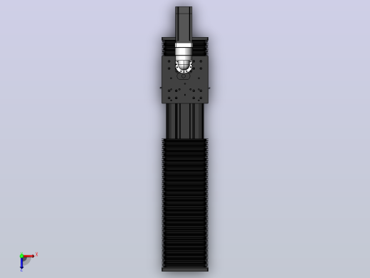 DMG135-FCR齿轮齿条模组直线滑台（电机前折）[DMG135-L11S500-DT400-A2D-FCR-P7]俯视缩略图
