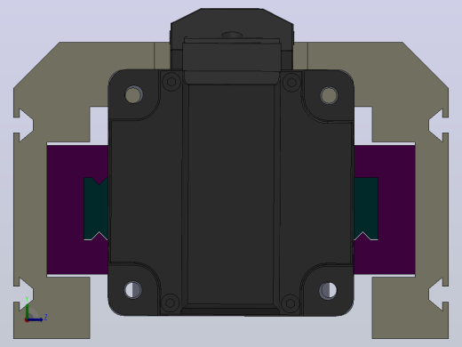 双导轨丝杆重型模组滑台DC64-SP-EG-EG（100-1500mm）左视缩略图