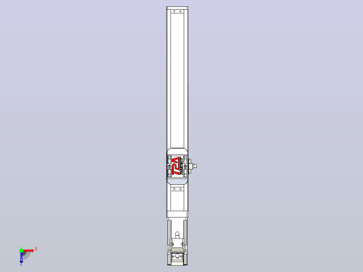 滚珠丝杠直线轴带导轨全封闭TPA-HCR-40S-0802C-L240-M-Y-P10-N3俯视缩略图