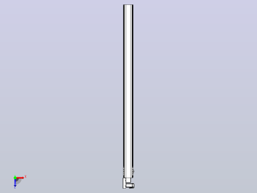 皮带直线轴半封闭可选导轨TPA-HNB-140D-120-L2250-ML-C-P40-N3俯视缩略图