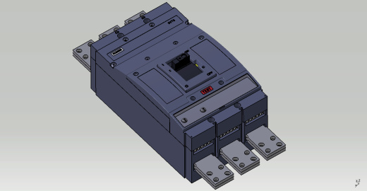 DISJUNTOR三极西门子EM CAIXA MOLDADA型号1600安培-三极西门子断路器模盒型号1600 3VT5安培缩略图