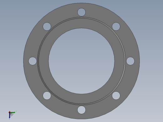 焊接法兰(PN1.6)_法兰 125俯视缩略图