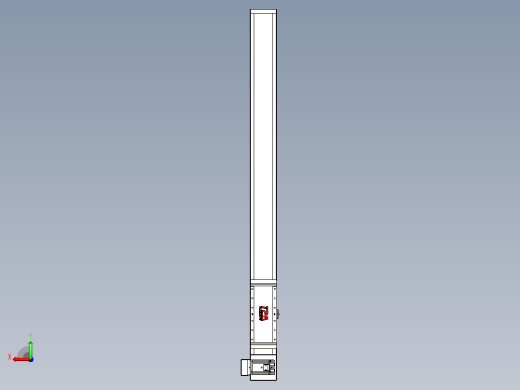 伺服电机集成皮带传动直线执行器TPA-OCB-140-256-L1250-LU-P75-N3后视缩略图