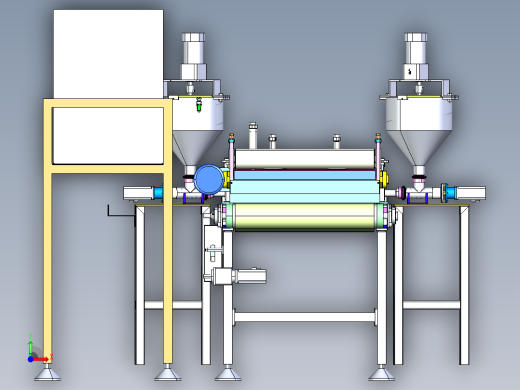 国外面包生产线 IGS格式前视缩略图