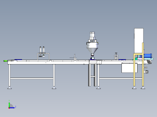 国外面包生产线 IGS格式左视缩略图