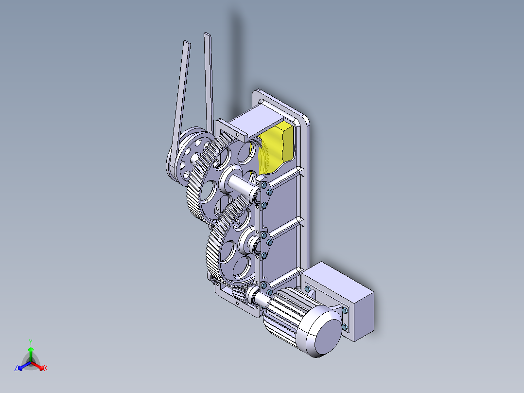 齿轮箱演示结构