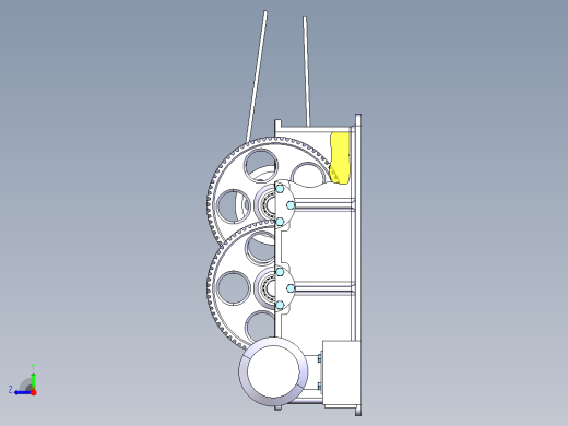 齿轮箱演示结构右视缩略图