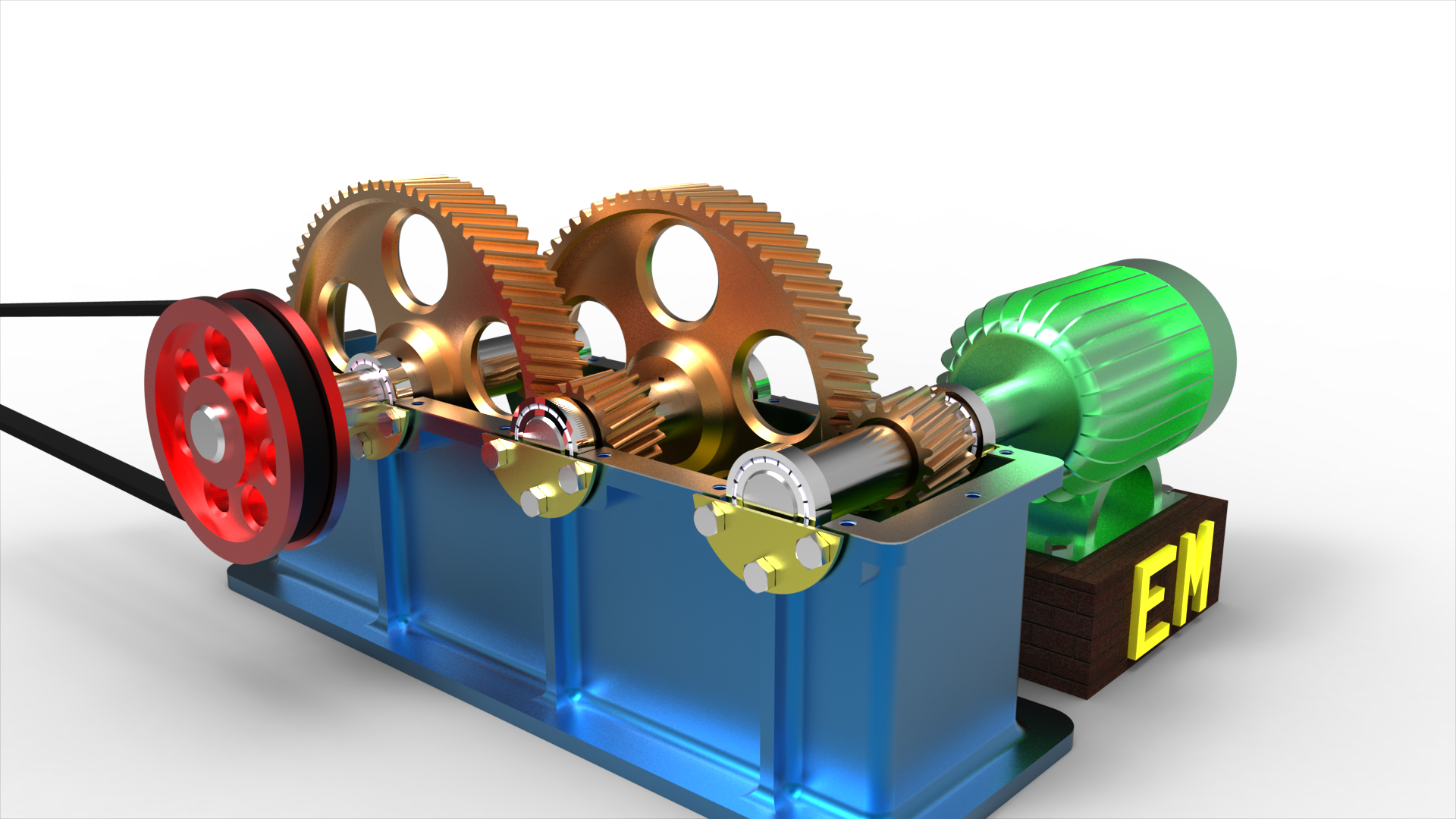 齿轮箱演示结构