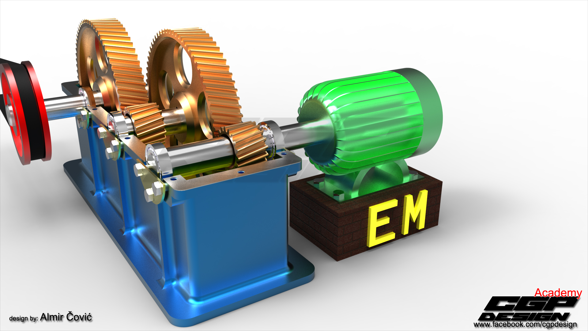 齿轮箱演示结构
