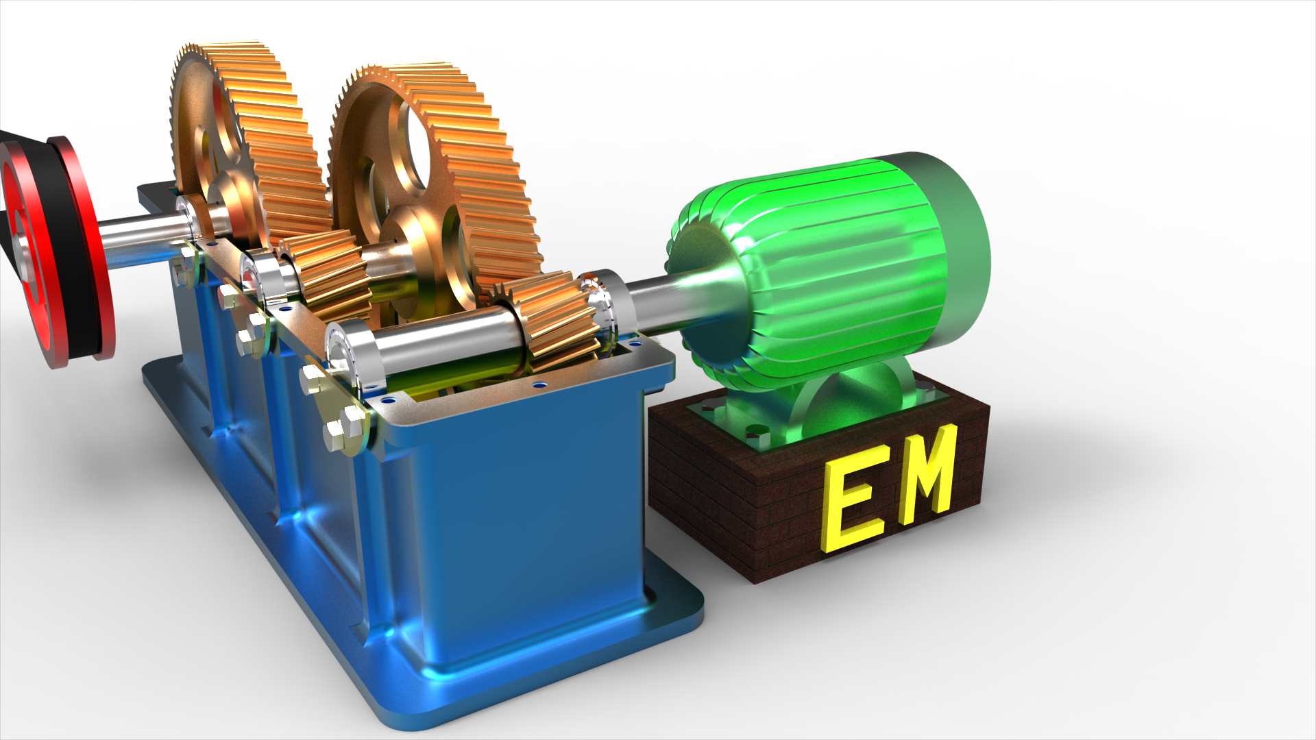 齿轮箱演示结构