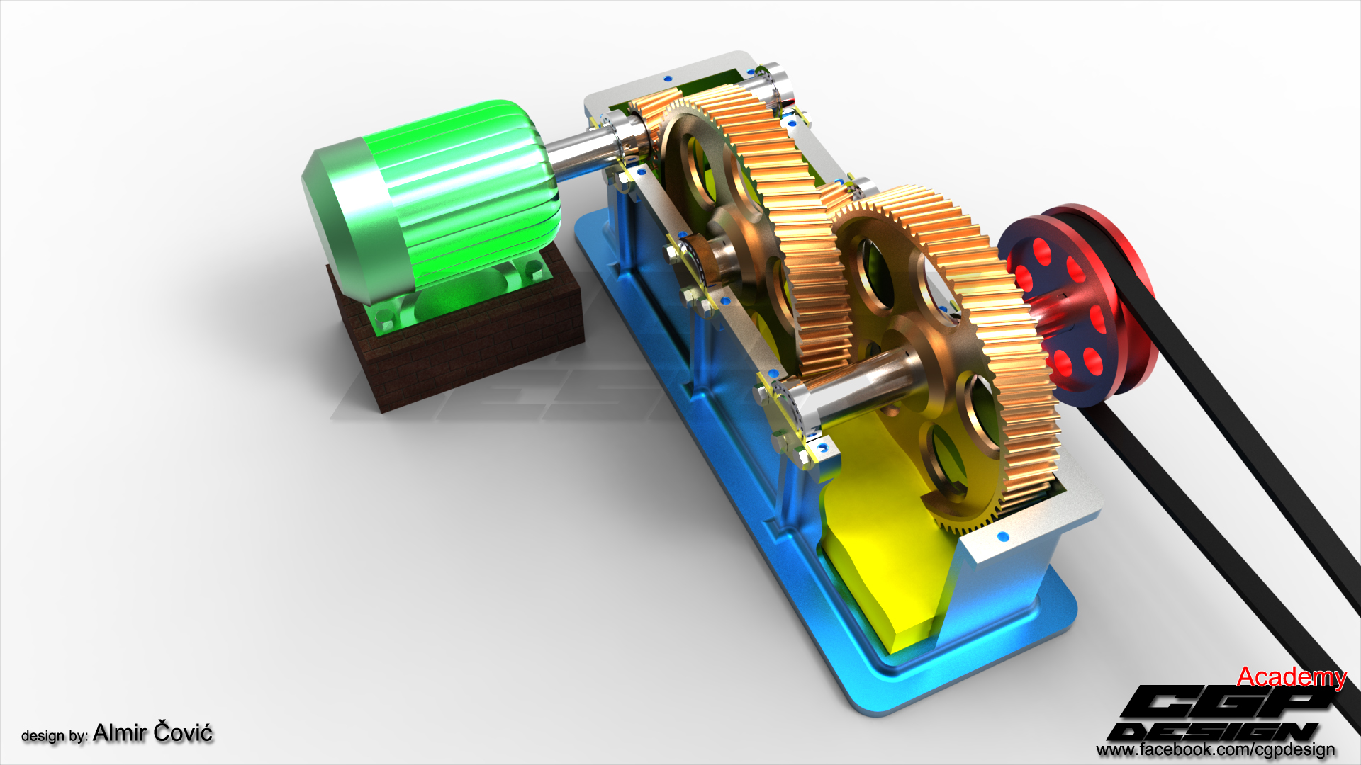 齿轮箱演示结构