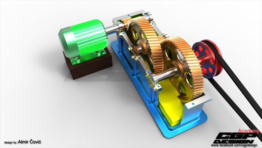 齿轮箱演示结构缩略图