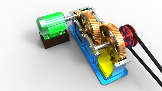 齿轮箱演示结构缩略图