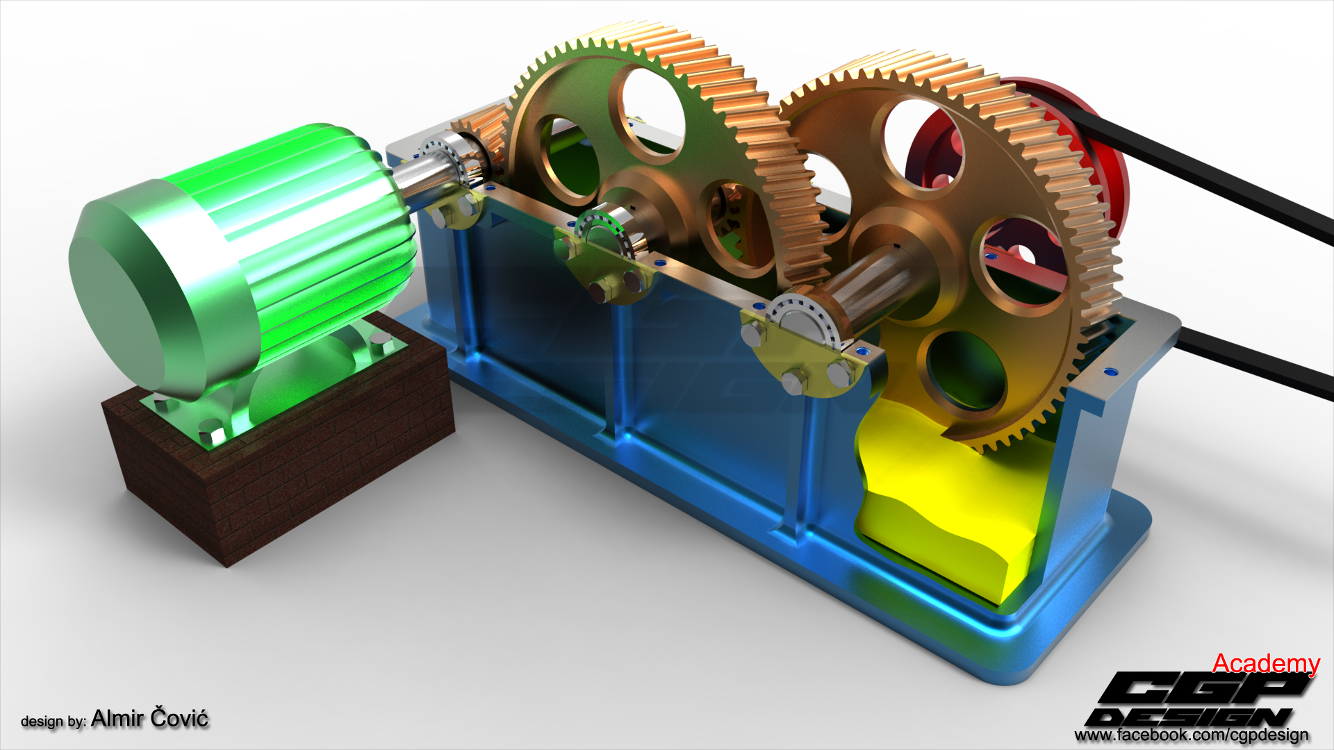 齿轮箱演示结构
