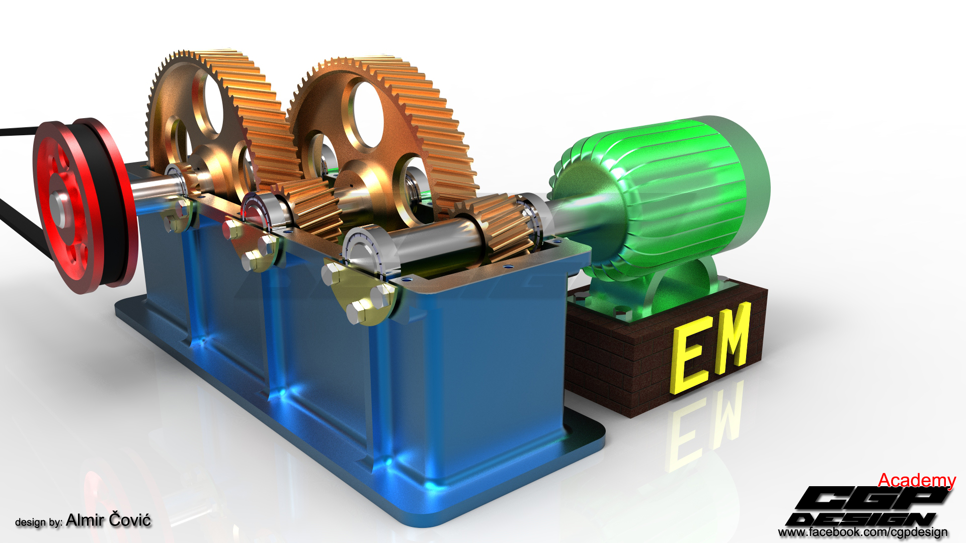 齿轮箱演示结构