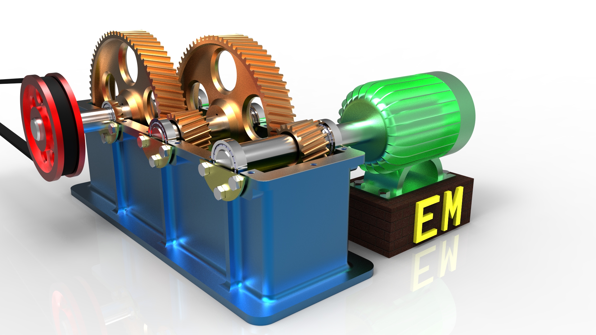 齿轮箱演示结构