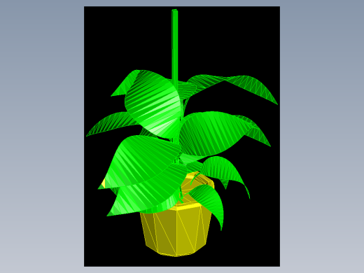 室内家具及植物三维模型四-HH017