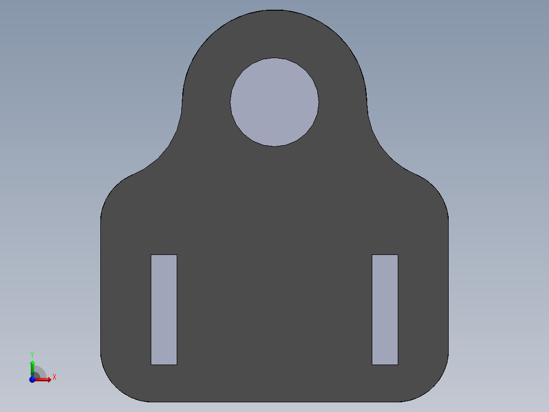 美标三相插头前视图