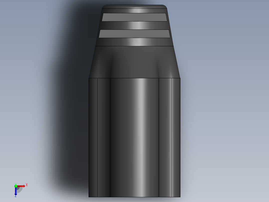 美标三相插头俯视图