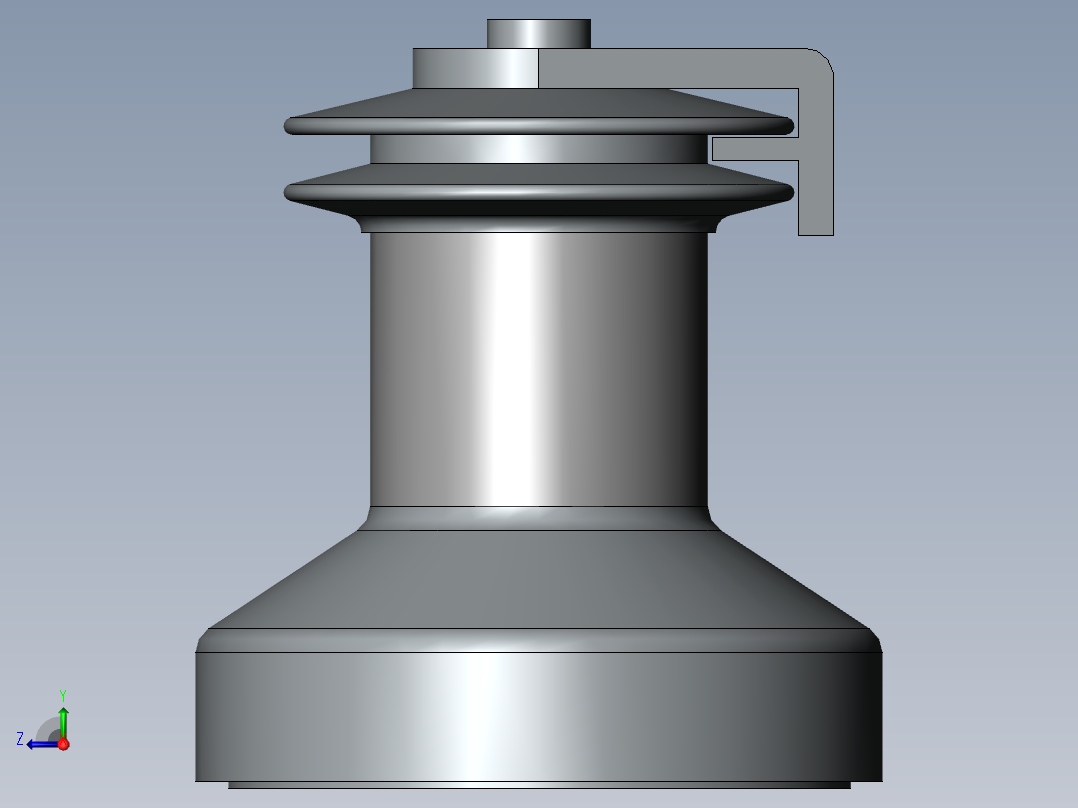 起锚机绞车弧SW2012右视图