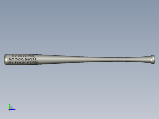 solidworks 棒球棒左视缩略图