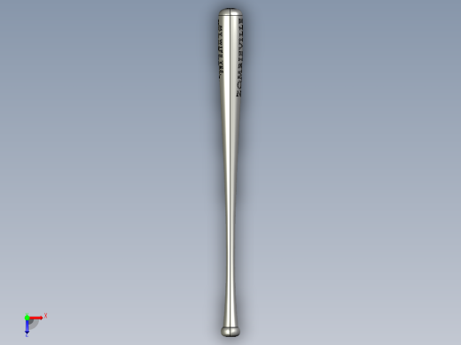 solidworks 棒球棒俯视缩略图